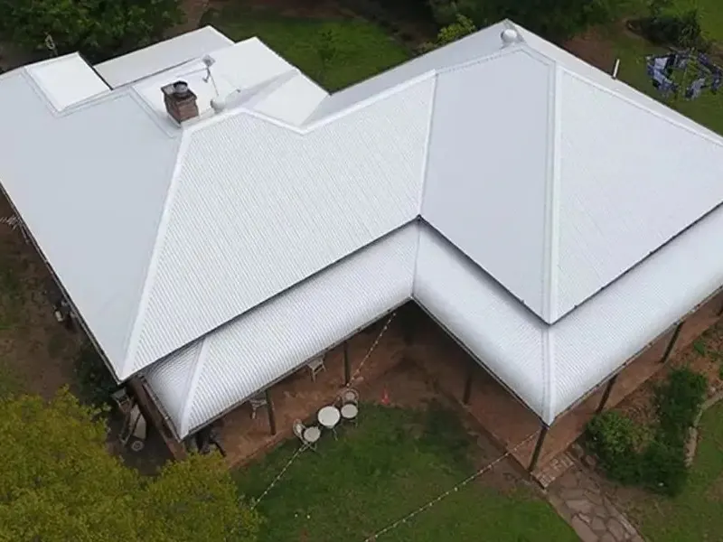 Metal roof restoration in Melbourne, Metro Wide Roofing